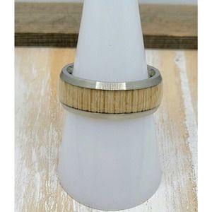 Bomb Party Mens collection The Classic Titanium & Grey Wood RBP3661 NIB